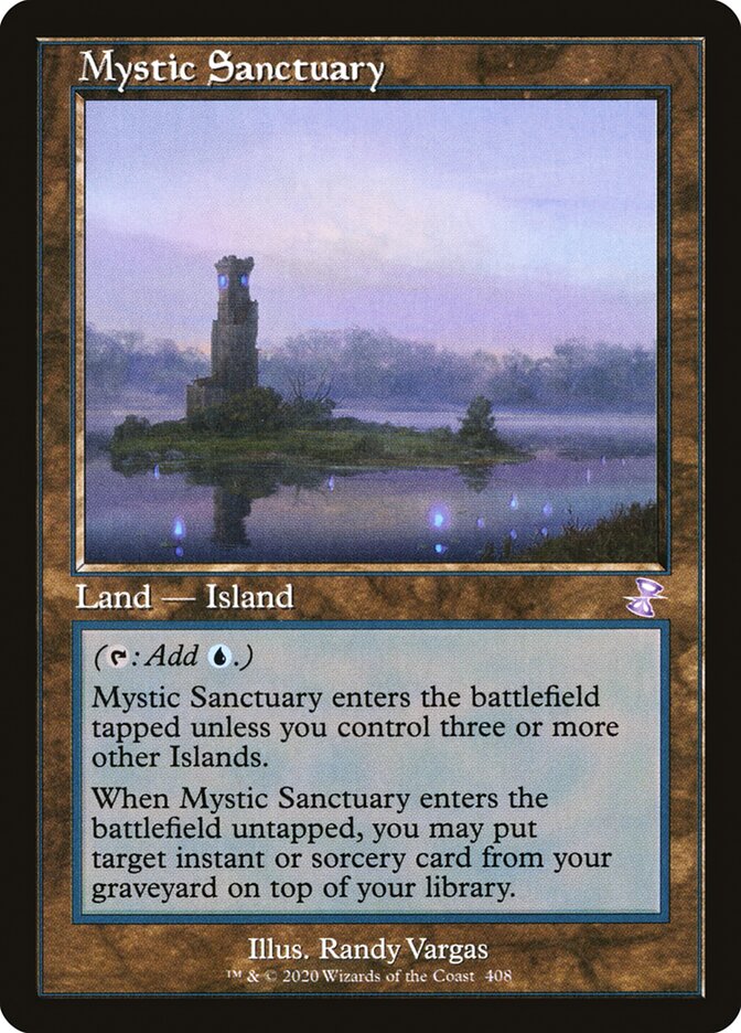 Foil】□旧枠□《神秘の聖域/Mystic Sanctuary》[TSR-BS] 土地R - MTG