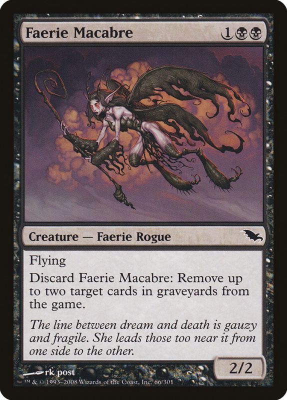 Foil】《フェアリーの忌み者/Faerie Macabre》[SHM] - MTG専門店 