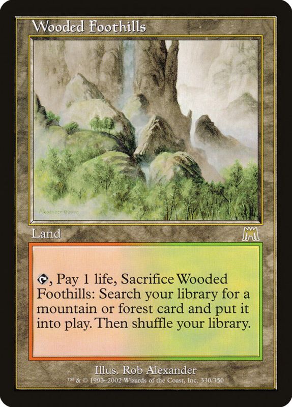 樹木茂る山麓/Wooded Foothills》[ONS] - MTG専門店 Initiative