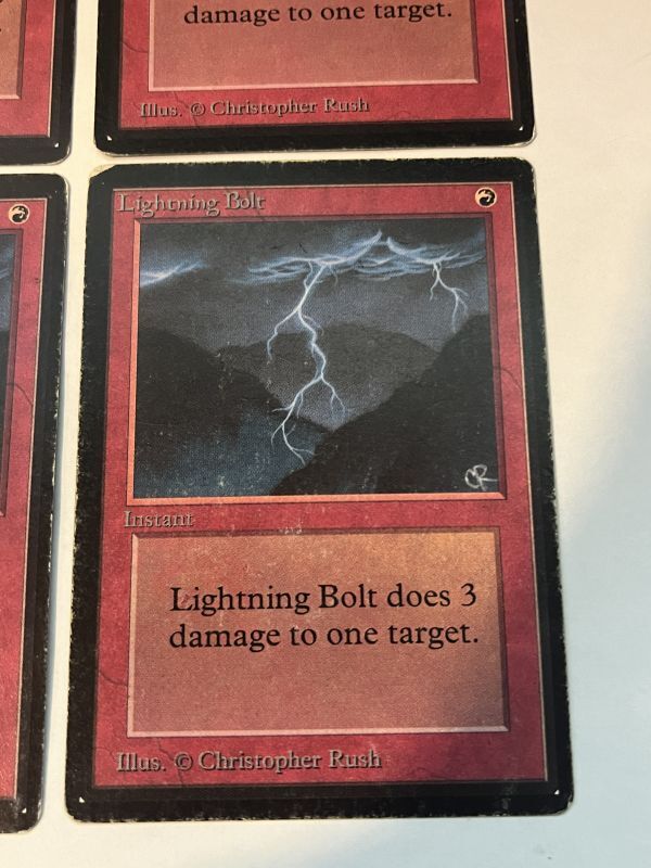 《稲妻/Lightning Bolt》[LEB] HP 4枚セット
